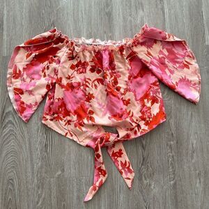 Floral Off the Shoulder Top